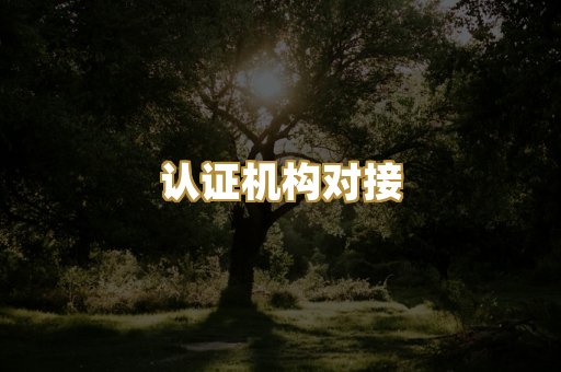 认证机构对接